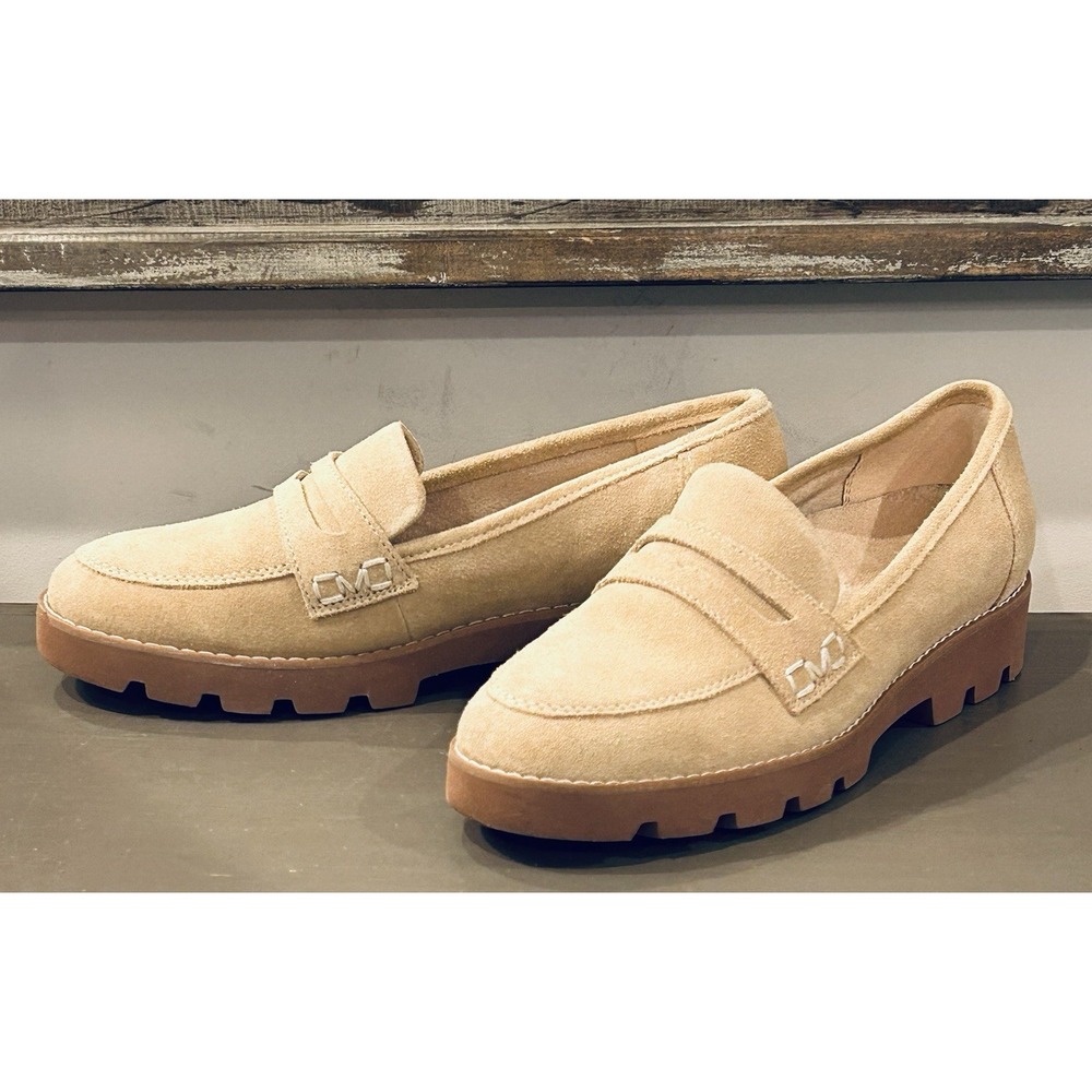 Vionic Cheryl II Womens Loafers Shoes Sz 6M Sand Suede Moc Toe Slip-on - Picture 3 of 7